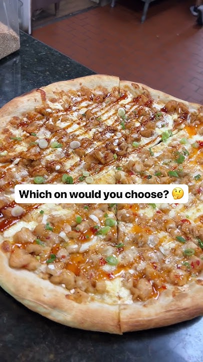 General Tso's Chicken Pizza & Sweet Thai Chili Chicken Pizza at ...