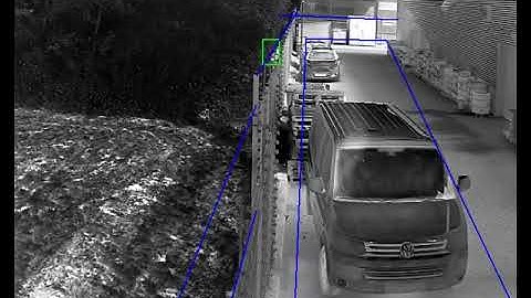 Area and Line Crossing Detection function from Hikvision Thermal camera