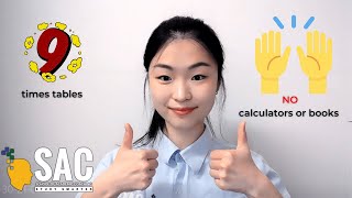 Learn your 9 Times Tables Using ONLY Your Hands