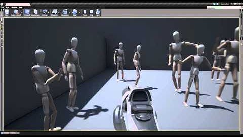 3D scanned character animated with Kinect