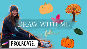 Draw With Me! Fall Sticker Pack | RedBubble | Procreate