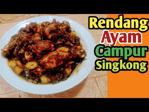 Rendang Ayam Enaknya Dicampur Apa