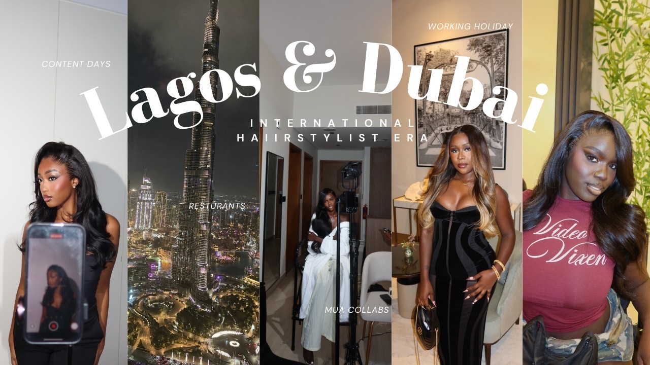 LAGOS + DUBAI VLOG | INTERNATIONAL CONTENT COLLABS |FIRST NIGERIAN WEDDING | FIRST OVERSEAS BOOKINGS
