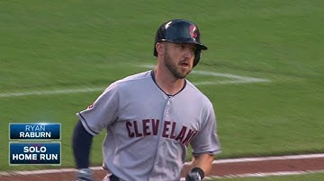 CLE@BAL: Raburn connects on a solo homer to left