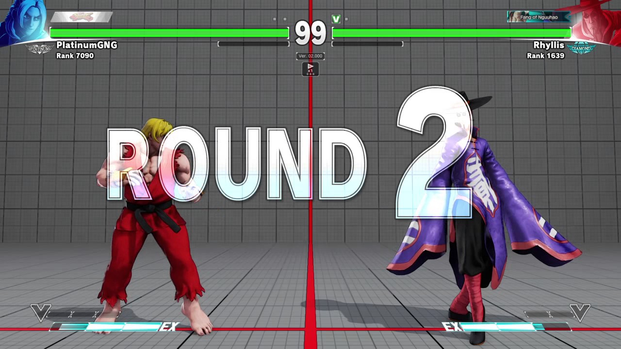 SF V: PlatinumGNG (Ken) vs Rhyllis (F.A.N.G)