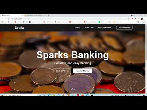 GRIPJULY2021| The Sparks Foundation | Simple Banking System using ReactJS, HTML, CSS and Firebase