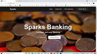 GRIPJULY2021| The Sparks Foundation | Simple Banking System using ReactJS, HTML, CSS and Firebase