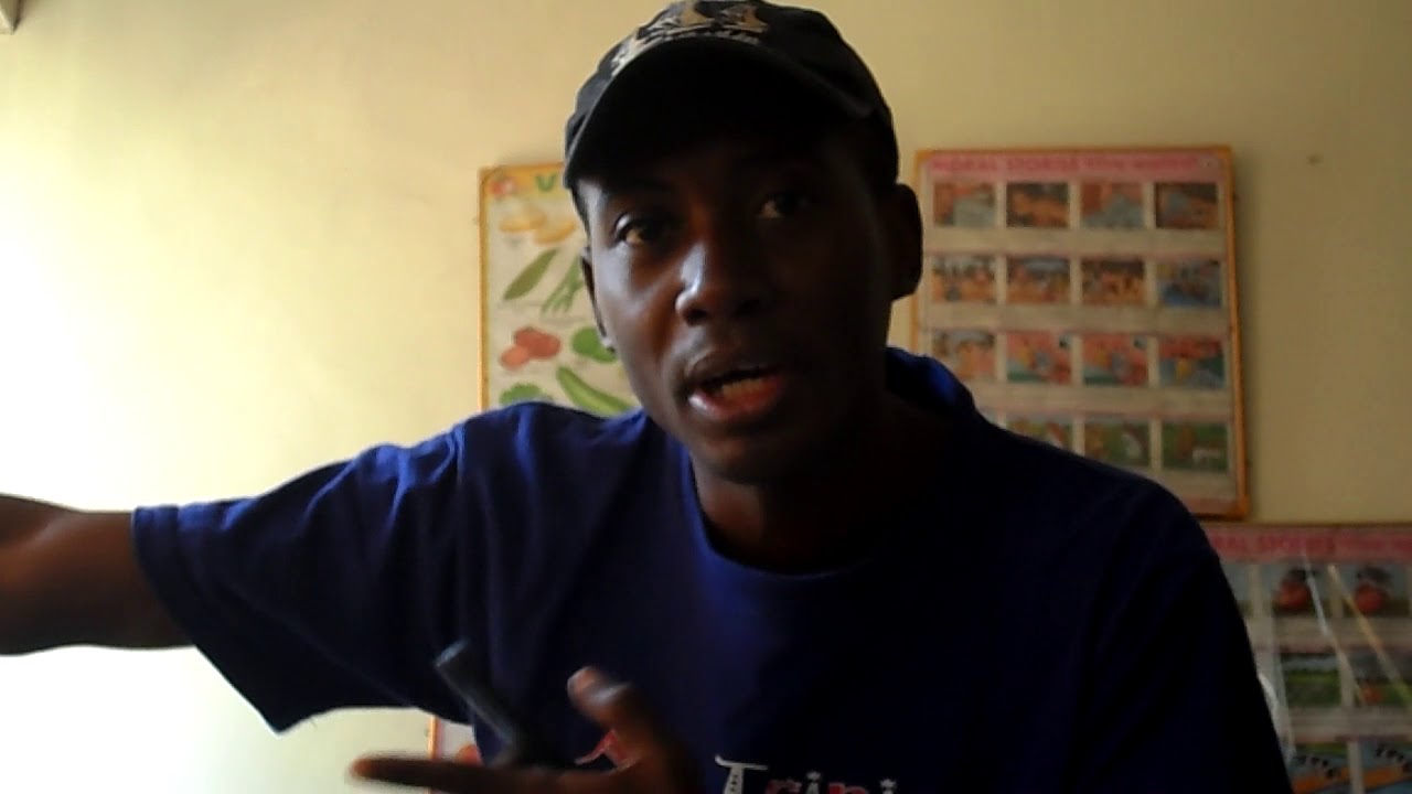 Practicing a song from a local artist from Trinidad & Tobago before the concert