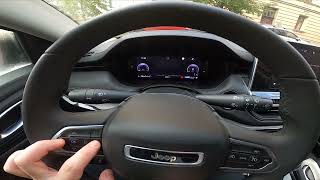 How to Navigate Through the Speedometer Display Jeep Compass II Facelifting ( 2021 - now )