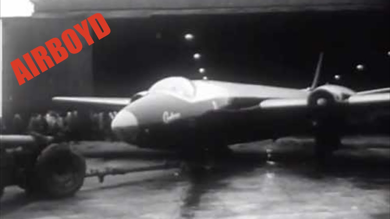 English Electric Canberra Races The Sun (1951)