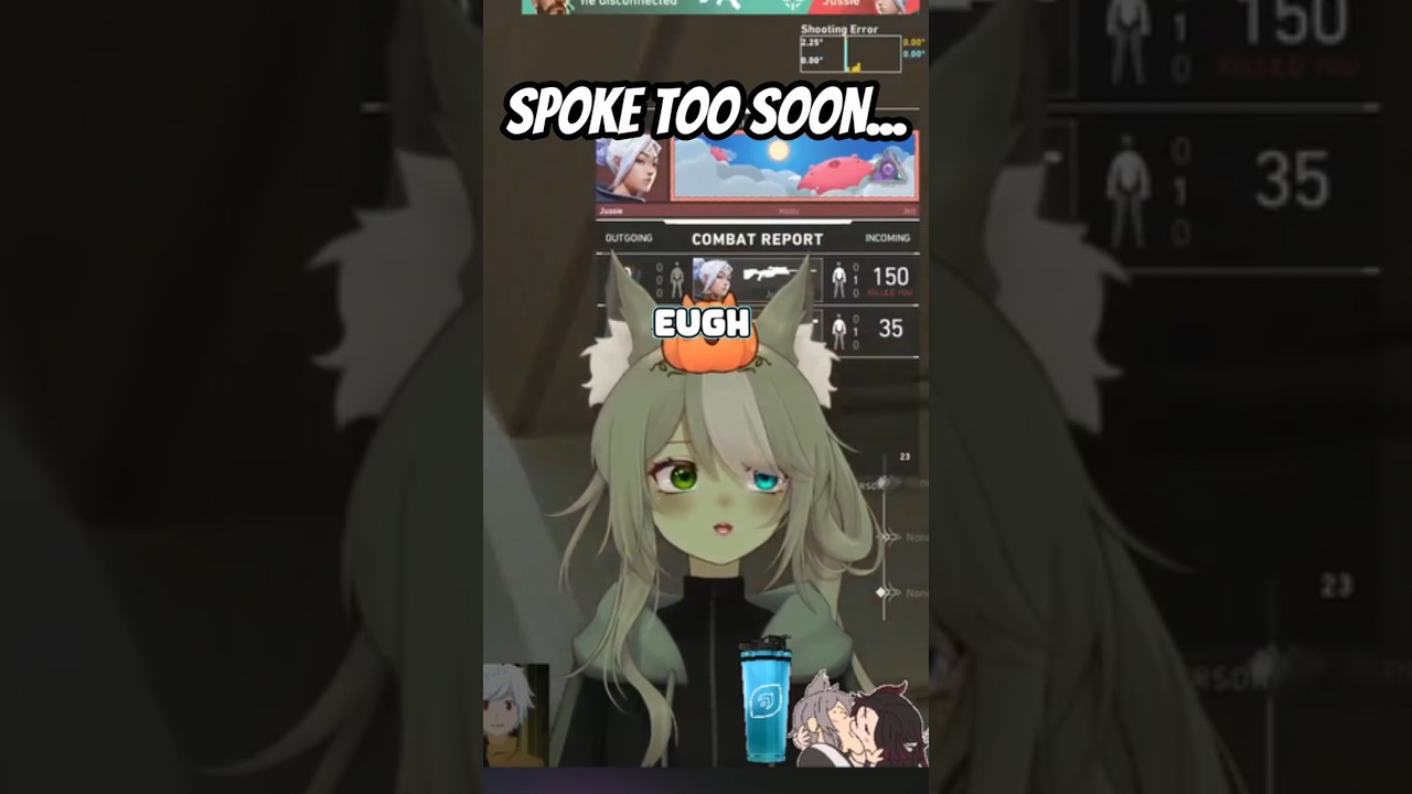 reaction time was not the greatest… | #valorant #vtuber