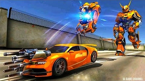 Bull Robot Car Transforming Games: Robot Shooting - Android Gameplay FHD