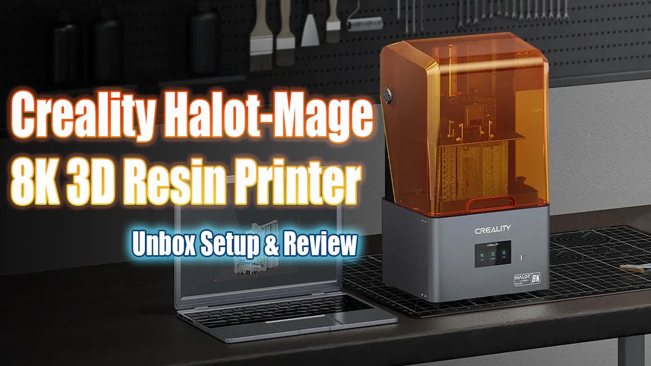 Creality HALOT-MAGE CL-103L: 10.3 LCD & 8K High Resolution Resin 3D Printer