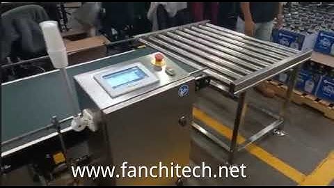 Fanchi heavy duty checkweighing solutions and conveying system