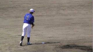 門真ビックドリームス・服部投手。