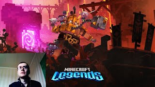 Джонни Бигуд играет в Minecraft Legends Gameplay Russian man plays MINECRAFT for the FIRST TIME EVER