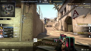 CS:GO - 4K 1v3 on Mirage