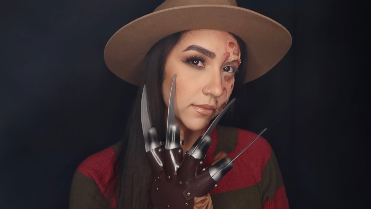 FREDDY KRUEGER HALLOWEEN MAKEUP | MEHRON LATEX | EASY HALLOWEEN COSTUME