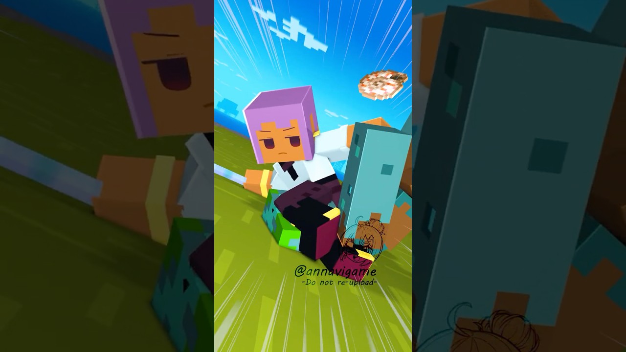 The Most RANDOM Minecraft Moment Ever🪵 #マイクラ #minecraftanimation ＃マイクラアニメ