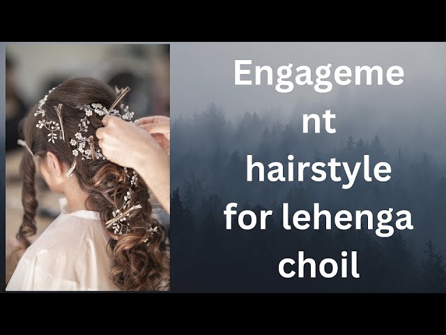 Open hairstyle with long curls. | Indian wedding dress bridal lehenga,  Bridal dress fashion, Open hairstyles