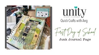 Unity Quick Tip: Ev's First Day -- Junk Journal Creating