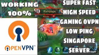 Gaming ovpn lowping singapore server for mobile legend 100% working screenshot 5