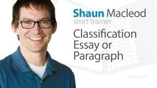 Classification Essay or Paragraph