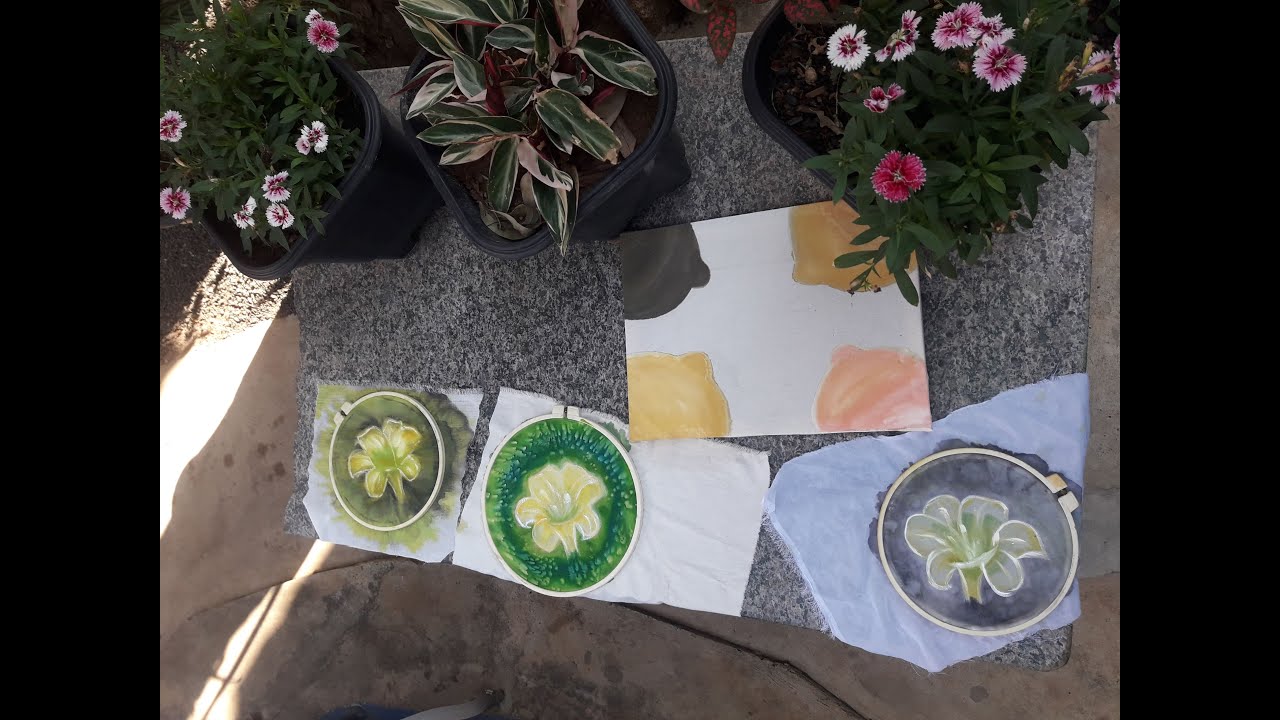 RECEITA ESPESSANTE PARA PINTAR AQUARELA EM TECIDO