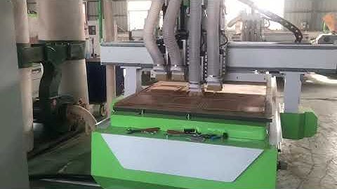 Four spindle auto tool change CNC nesting router for cabinet,1325 wood cabinet CNC router machine