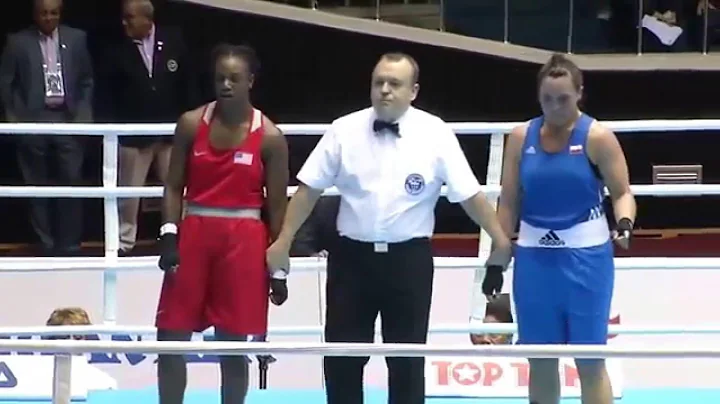 WC 2014: 1/8 - 75 kg   Claressa Shields vs Lidia Fidura