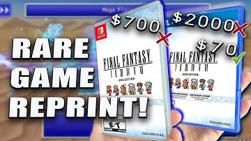 HUGE Reprint news for WESTERN Final Fantasy Pixel Remaster! Don