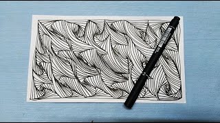 ابداعات رسم - الرسم الحلزوني - افكار رسم - spiral drawing 3d pattern