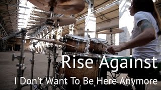 Rise Against - I Don't Want To Be Here Anymore (drum cover by Vicky Fates)