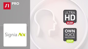 Replicating Nature. Signia Nx with OVP for the most natural own voice and highest acceptance.