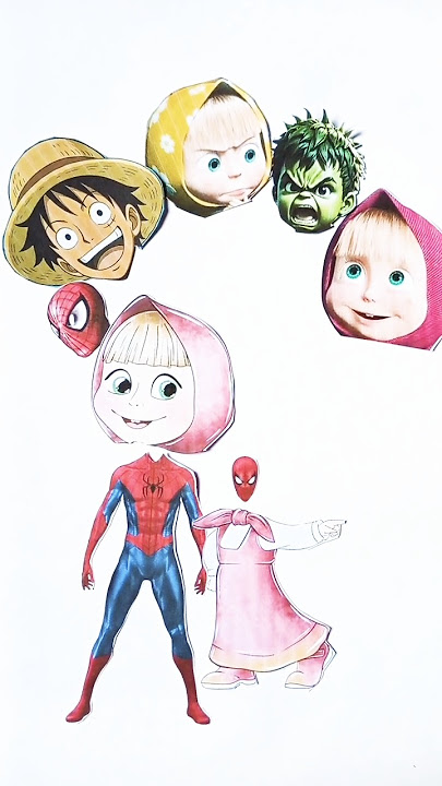 Red spider ❤️man masha faec🤣🤣 exchanhe #shortvideo #spiderman #masha #funny #viralvideo