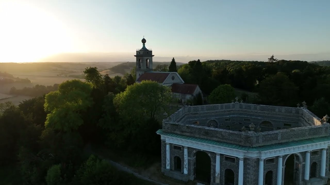 Dashwood Mausoleum - Drone footage