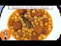 Garbanzos con Jamón y Chorizo | Receta de Cocina en Familia