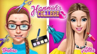 Hannah College Crush - Kids game play beautiful & cute Dress Up, Nail Salon, Makeover For Girls screenshot 1