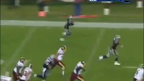 Jonathan Wilhite 97 yard pick 6 - Patriots @ Redsk...