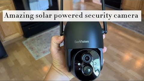 Ultimate Home Security: SeeVision Solar Outdoor Camera with Color Night Vision, Motion Detection