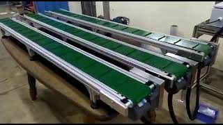 Mini Belt Conveyor | Tabletop | Sensor Control | VFD Panel | Customised Conveyor