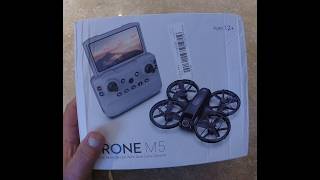 M5 Drone with Pop up Screen Controller Review and Flight Test.