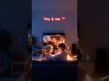 We came to watch a movie, but ended up feeling love.” ❤️#CoupleLove#CozyNight#LoveFeeling#MovieDate