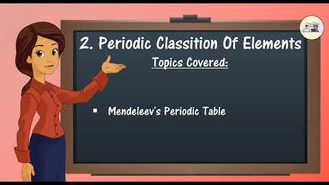 Periodic Classification Of Elements | Science 1 - Chapter 2| Merits & Demerits of Mendeleev