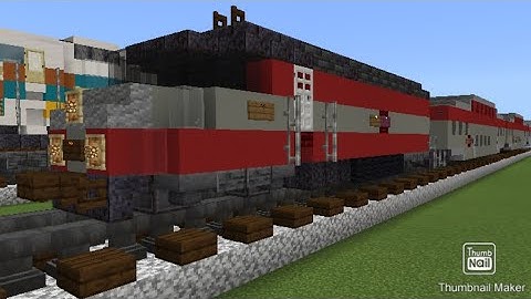 Minecraft Caltrain 1:1 Scale Train Tutorial