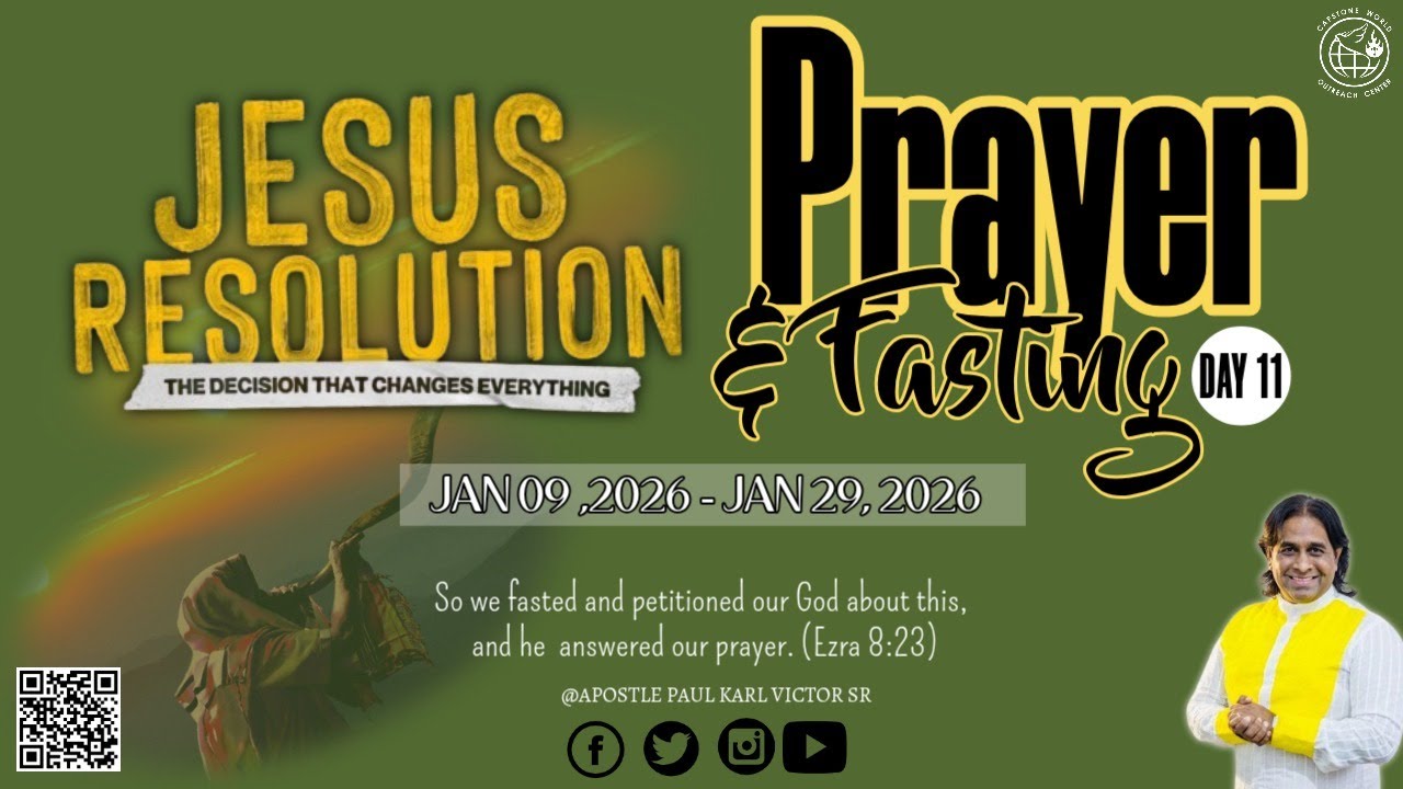21 DAYS OF FASTING & PRAYER | DAY 13| APOSTLE PAUL KARL VICTOR SR - YouTube