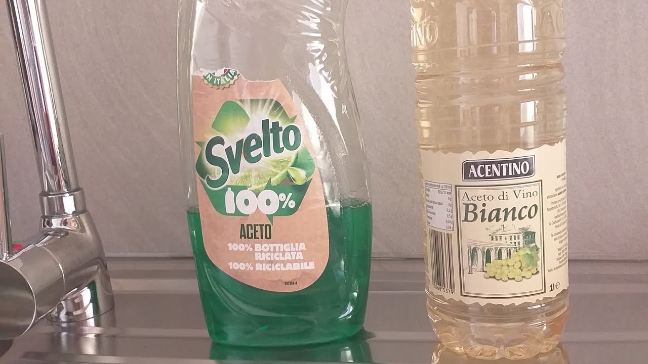 MESCOLA LO SVELTO E ACETO E VEDI COSA PUOI PULIRE RISPARMIANDO