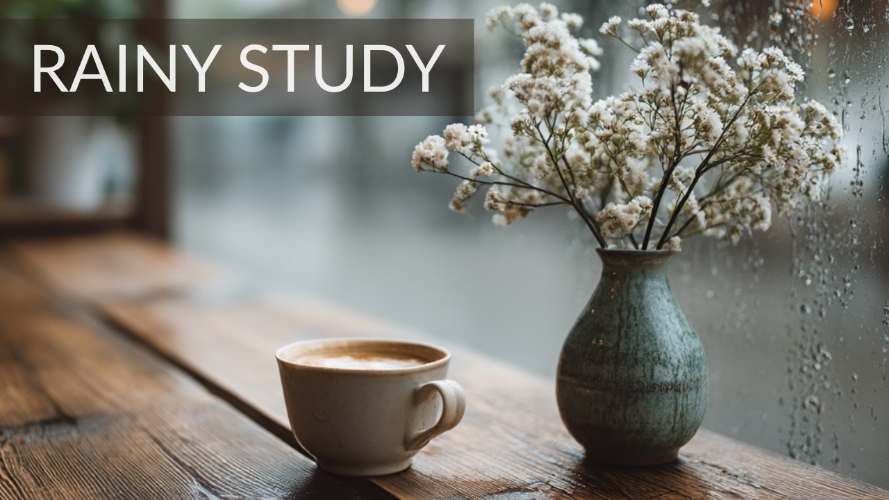 🌧 Rainy Nordic Cafe Bossa Nova | Calm Acoustic Guitar (3 Hours)