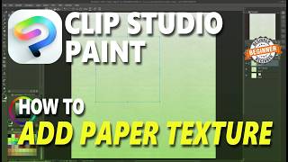 Clip Studio Paint How To Add Paper Texture