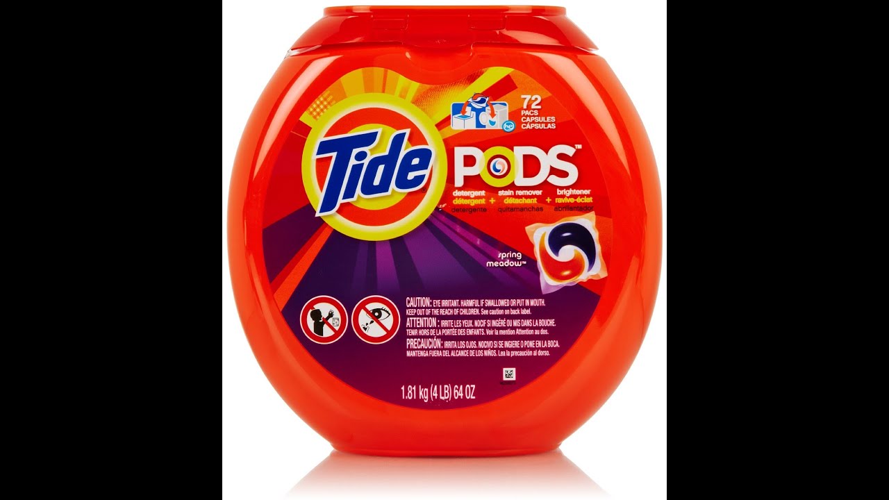 Tide PODS Laundry Detergent, Spring Meadow Scent, 72 Count - YouTube